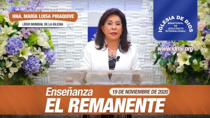 19-de-noviembre-de-2020-Ensenanza-El-Remanente-Hna-Maria-Luisa-Piraquive-IDMJI